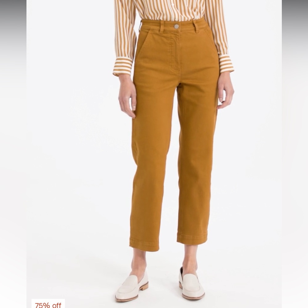Everlane straight leg-crop pant size 6